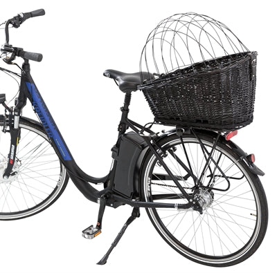 Trixie-Fahrradkorb Mit Drahtkuppel Auf Der Rückseite Schwarz