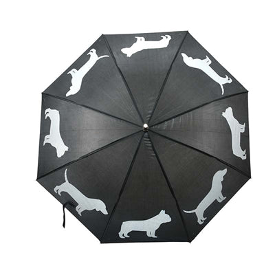 Markenlos Regenschirmhunde Reflektierend / Schwarz