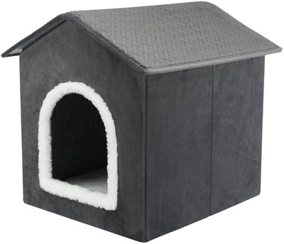 Trixie Hundekorb / Katzenkorb Haus Livia Grau / Weiss