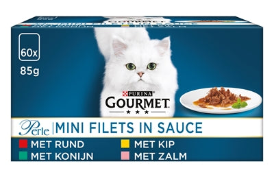 Gourmet Mini-Filets In Sauce Huhn / Kaninchen / Rind / Lachs